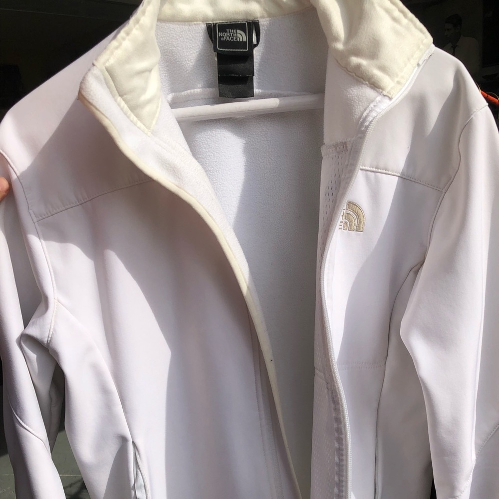 White Northface jacket